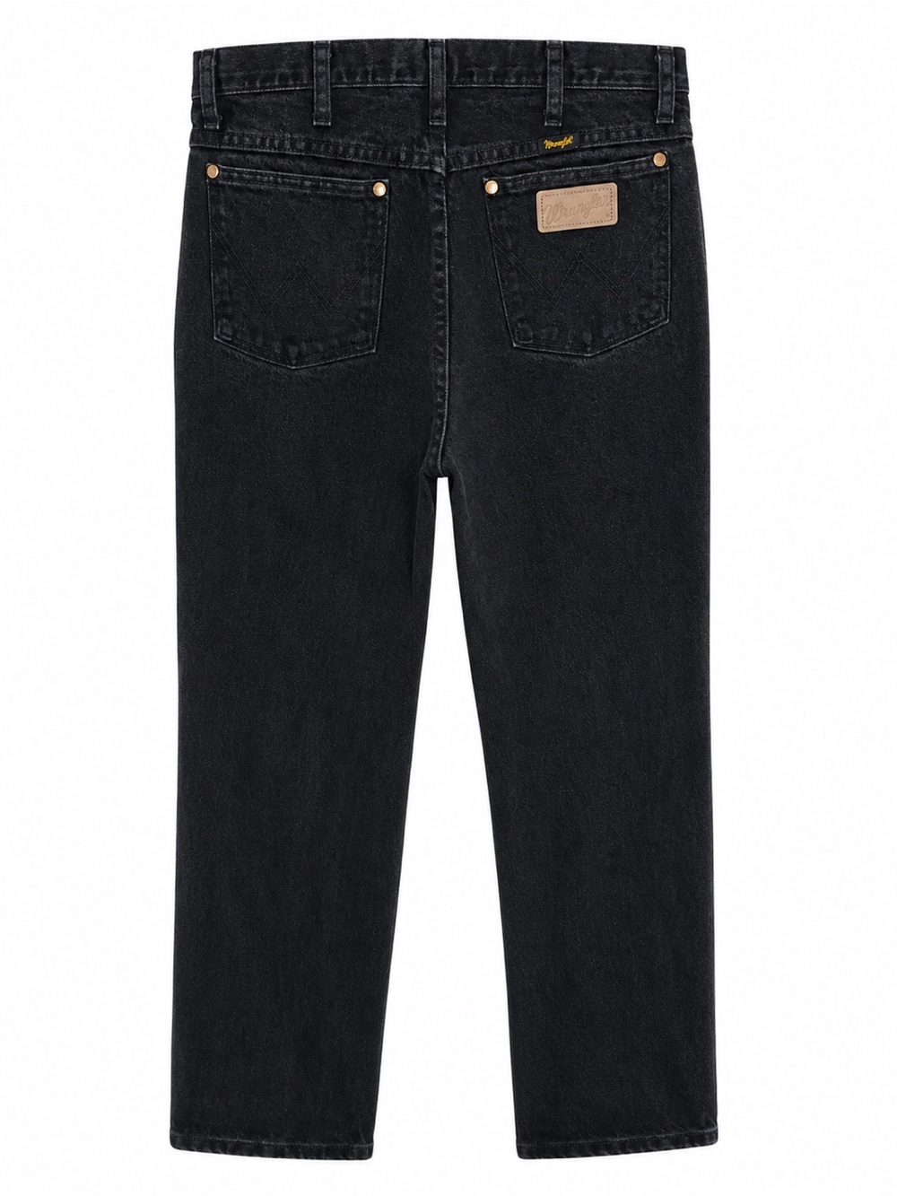 Wrangler Men's Black Slim Straight Jeans - Picture 2 of 4